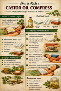 What Is a Castor Oil Compress? 6 Healthye20