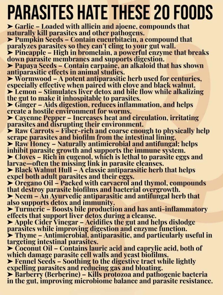 Itās parasite cleansing season as we move into the change of seasons. 3 20260315 043903