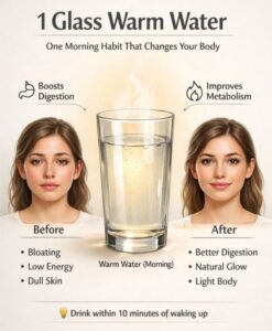 It takes only 1 glass of warm water to change your body
