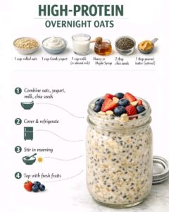 Protein in the morning stabilizes glucose before cravings start